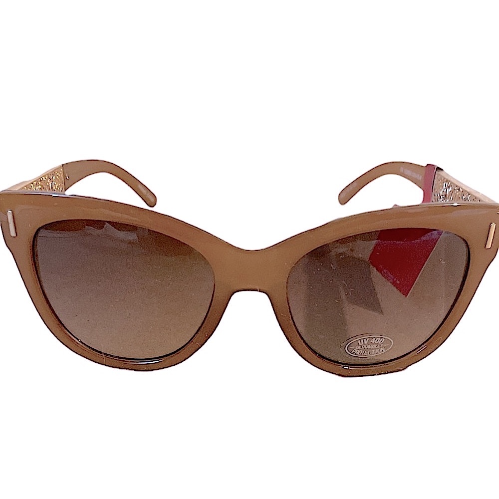 🛍️ New Bob Mackie Brown & Gold Sunglasses